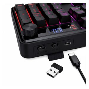 TECLADO REDRAGON K526-WL VOLCANO WIRELESS - Imagen 4