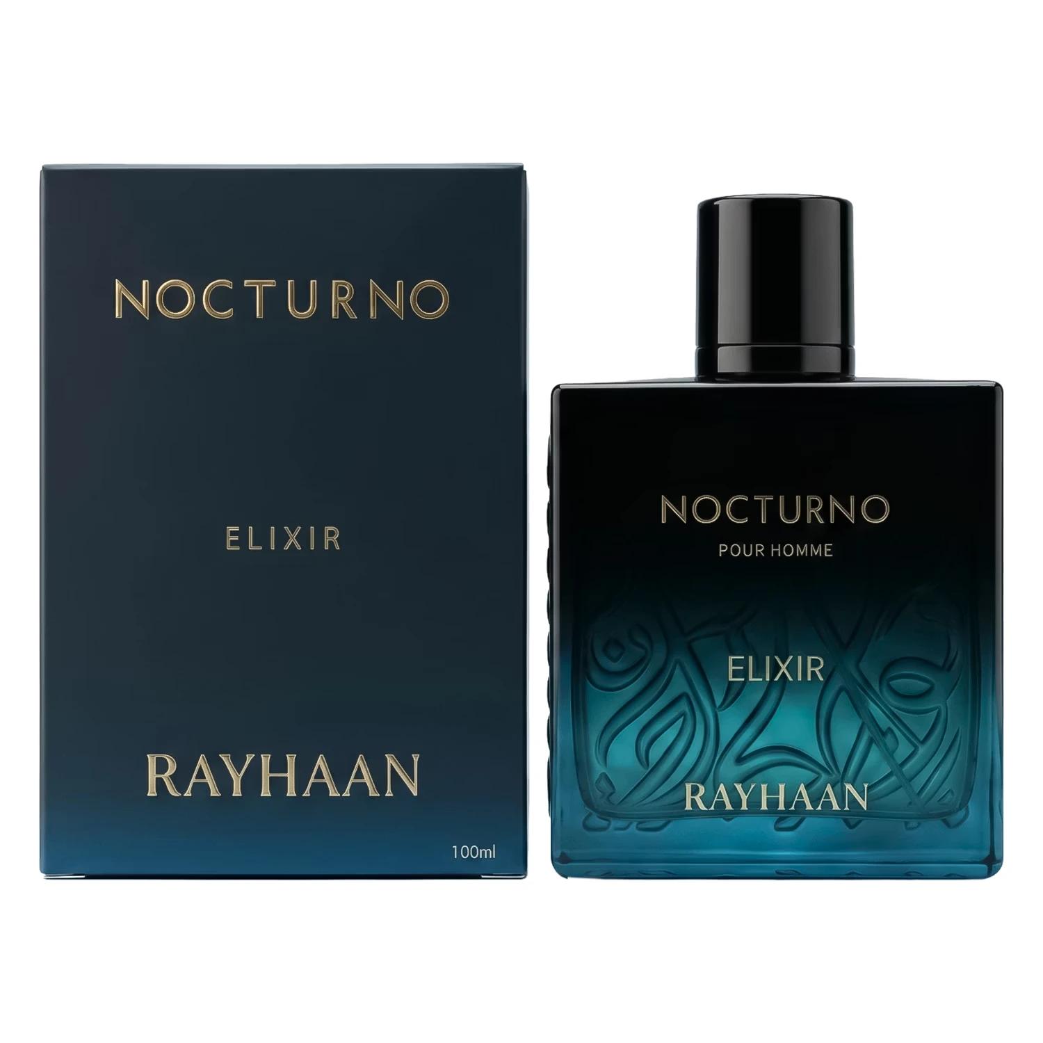 Perfume Rayhaan Nocturno Elixir Eau De Parfum Masculino 100ml