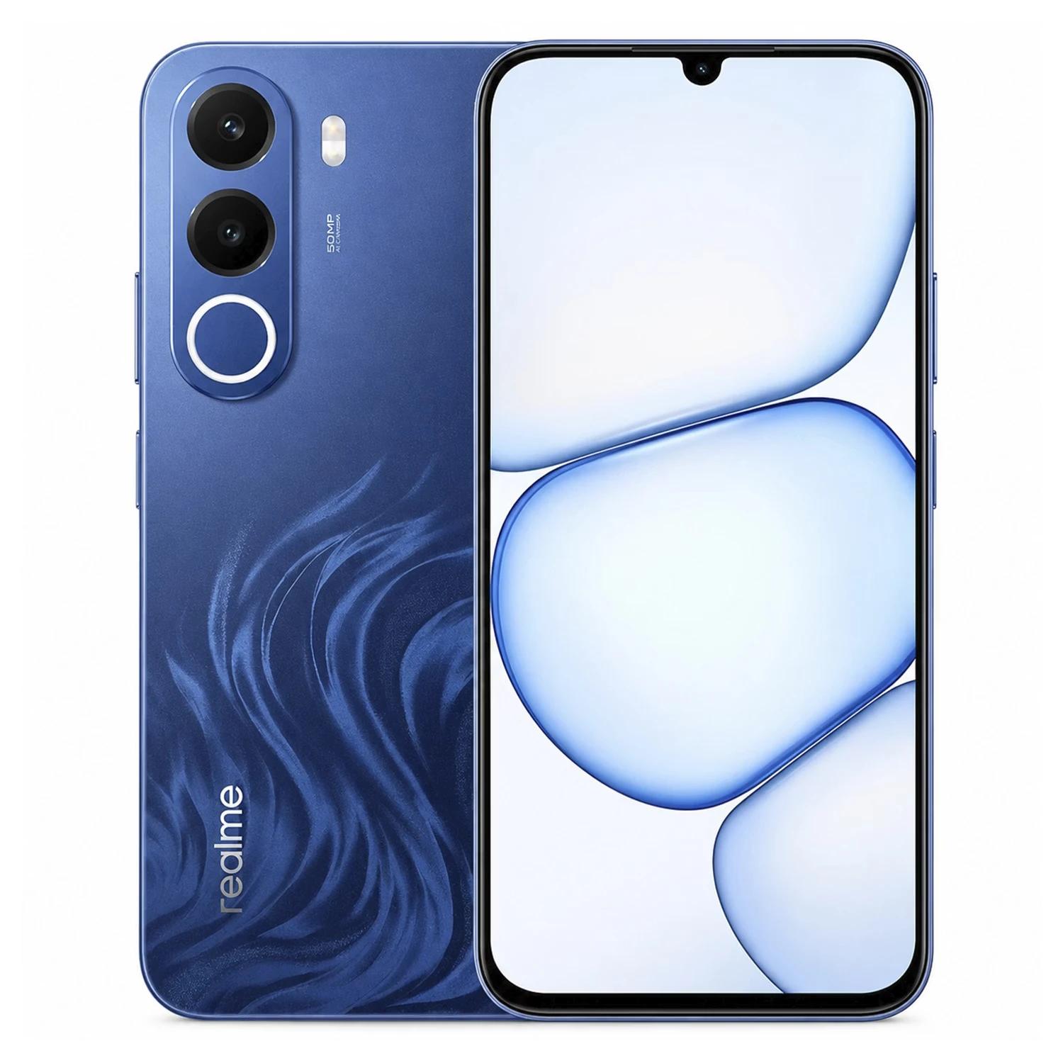 Smartphone Realme C100x Rmx5366 128gb 4gb Ram Dual Sim Nfc Pantalla 6.8" - Azul (anatel)