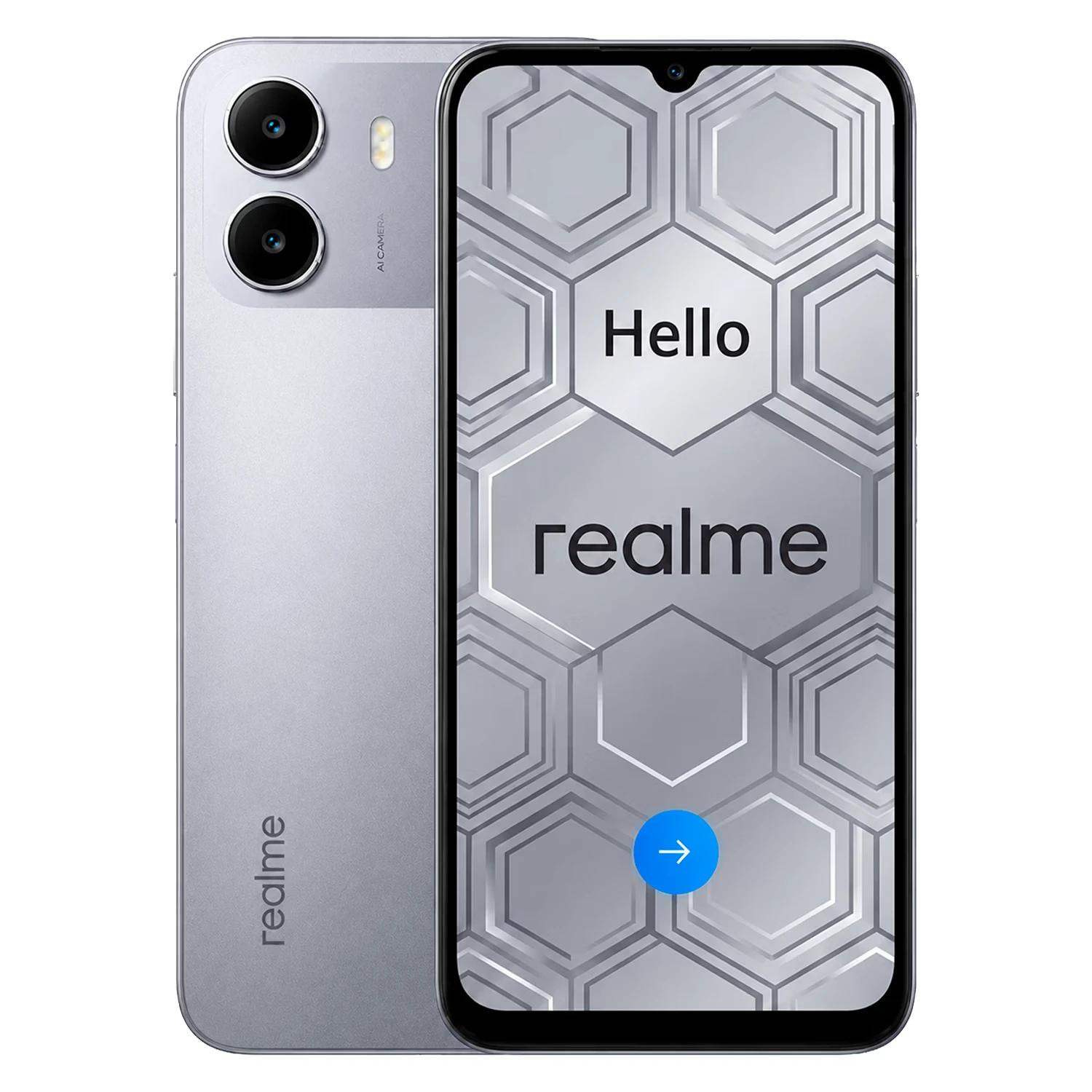 Smartphone Realme P4 Lite Rmx5377 256gb 4gb Ram Dual Sim Nfc Pantalla 6.8" - Gris Titanio (anatel)