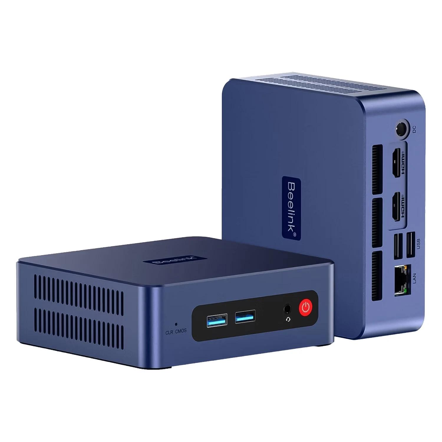 Mini Pc Beelink Ser3 Amd Ryzen 3-3200u 480gb Ssd 8gb Ram - Azul - Imagen 4
