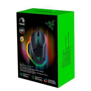Mouse Gamer Razer Basilisk V3 Rz01-04000100-r3m1 Rgb 26000 Dpi - Negro - Imagen 3