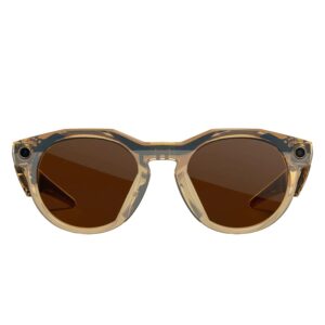 Anteojos De Sol Oakley Meta Hstn Wifi Meta Ai 32gb - Light Curry Transition Marrón