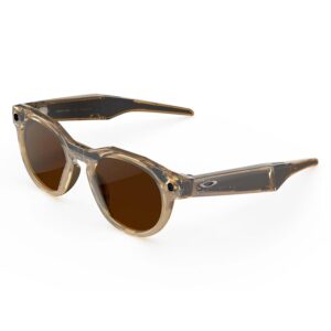 Anteojos De Sol Oakley Meta Hstn Wifi Meta Ai 32gb - Light Curry Transition Marrón - Imagen 2