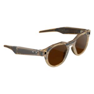 Anteojos De Sol Oakley Meta Hstn Wifi Meta Ai 32gb - Light Curry Transition Marrón - Imagen 3
