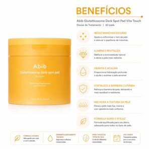 Pads Faciales Abib Glutathiosome Dark Spot Pad Vita Touch 220ml - 60 Unidades - Imagen 3