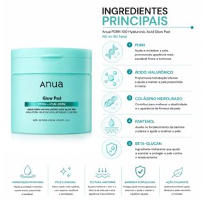 Máscara Para Contorno Dos Ojos Anua Pdrn Hyaluronic Glow 180ml - 60 Unidades - Imagen 2