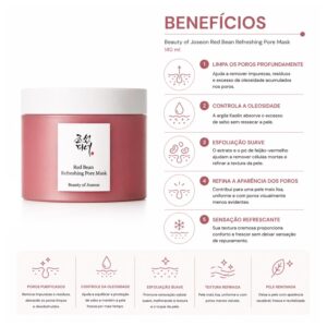 Máscara Facial Beauty Of Joseon Red Bean Refreshing Pore 140ml - Imagen 3