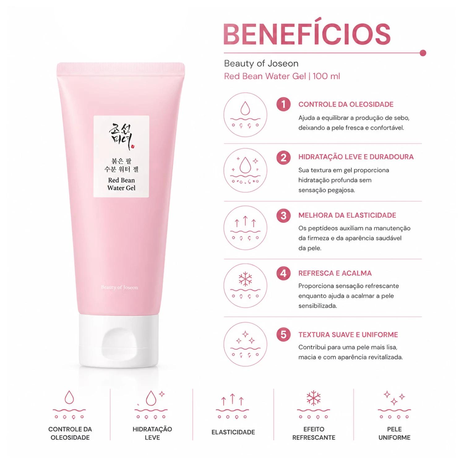 Gel Beauty of Joseon Red Bean Water 100ml - Imagen 3