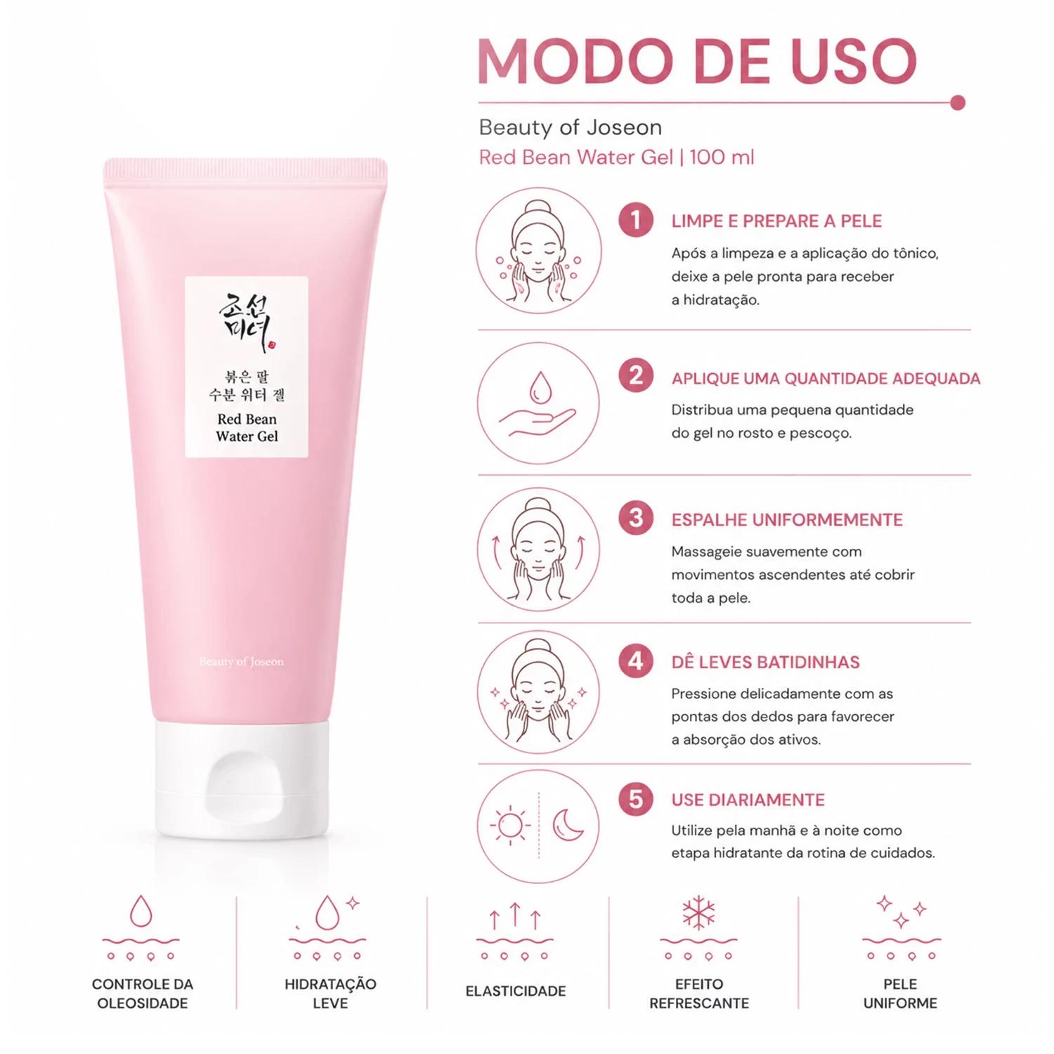 Gel Beauty of Joseon Red Bean Water 100ml - Imagen 4
