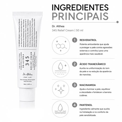 Alternative view of Creme Facial Dr. Althea 345 Relief 50ml