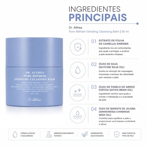 Alternative view of Bálsamo De Limpieza Facial Dr. Althea Pore Refresh Grinding Cleansing Balm 50ml