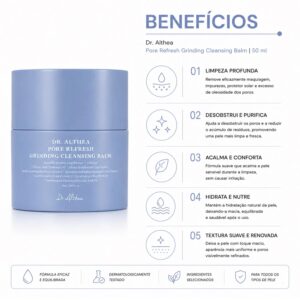 Bálsamo de Limpeza Facial Dr. Althea Pore Refresh Grinding Cleansing Balm 50ml - Imagen 3