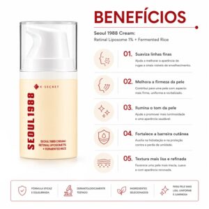 Creme Facial K-Secret SEOUL 1988 Retinal Liposome 1% + Fermented Rice 50ml - Imagen 3