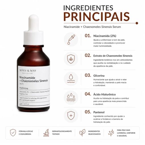 Alternative view of Sérum Mary & May Niacinamide + Chaenomeles Sinensis 30ml
