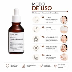 Sérum Mary & May Niacinamide + Chaenomeles Sinensis 30ml - Imagen 4