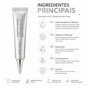 Creme Para Ojos Mary & May Tranexamic Acid+ Glutathione 30ml - Imagen 2