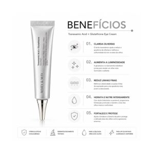 Creme Para Ojos Mary & May Tranexamic Acid+ Glutathione 30ml - Imagen 3