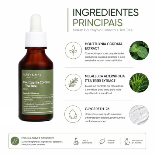 Alternative view of Sérum Mary & May Houttuynia Cordata + Tea Tree 30ml