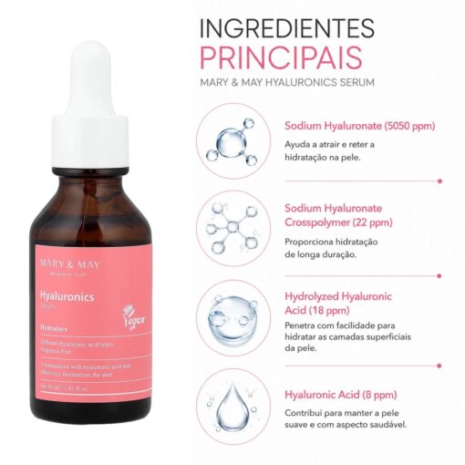 Alternative view of Sérum Mary & May Hyaluronic 30ml