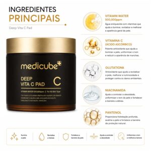 Máscara para Contorno dos Olhos Medicube Deep Vita C - 70 unidades - Imagen 3
