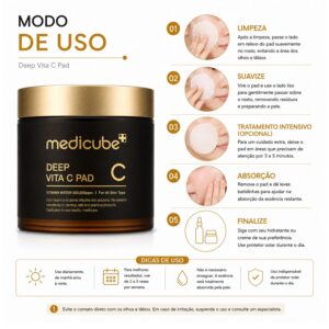 Máscara para Contorno dos Olhos Medicube Deep Vita C - 70 unidades - Imagen 4