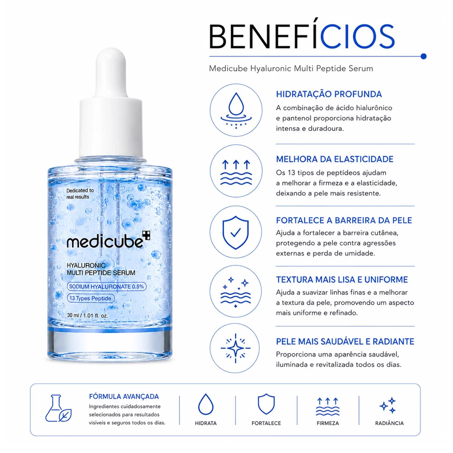 Sérum Facial Medicube Hyaluronic Multi Peptide 30ml - Imagen 3
