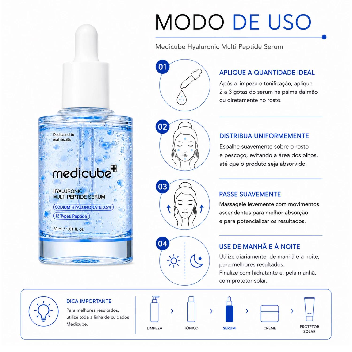 Sérum Facial Medicube Hyaluronic Multi Peptide 30ml - Imagen 4