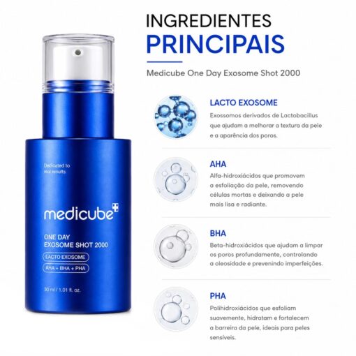Alternative view of Sérum Facial Medicube One Day Exosome Shot Pore Ampoule 2000 30ml