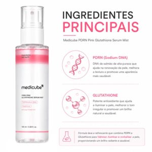 Sérum Facial Medicube PDRN Pink Glutathione Serum Mist 100ml - Imagen 2