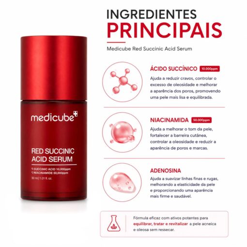 Alternative view of Sérum Facial Medicube Red Succinic Acid 30ml