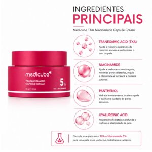 Creme Facial Medicube TXA Niacinamide Capsule 55g - Imagen 2