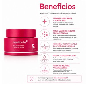 Creme Facial Medicube TXA Niacinamide Capsule 55g - Imagen 3