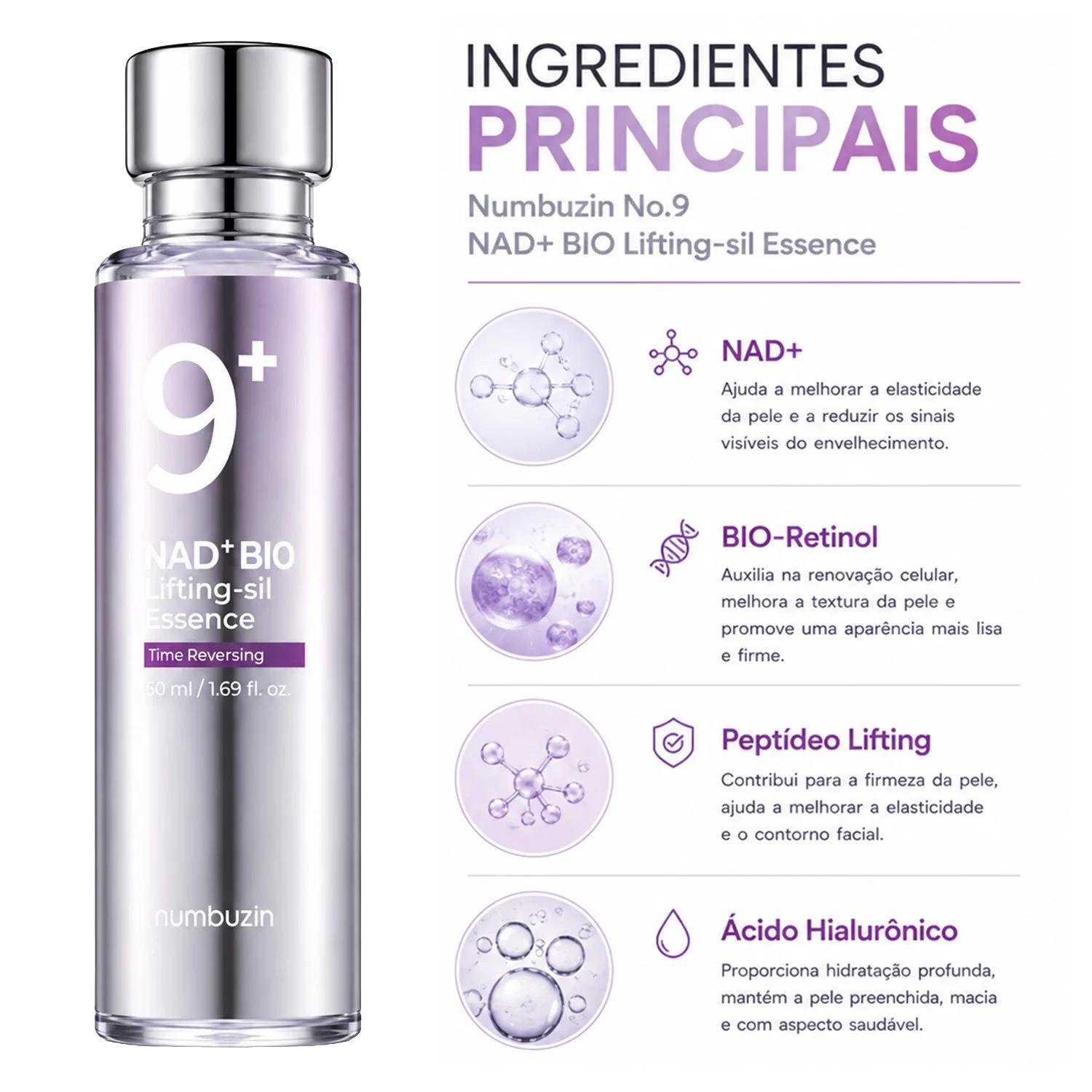 Esencia Facial Numbuzin No.9 NAD Bio Lifting-sil Essence 50ml - Imagen 2