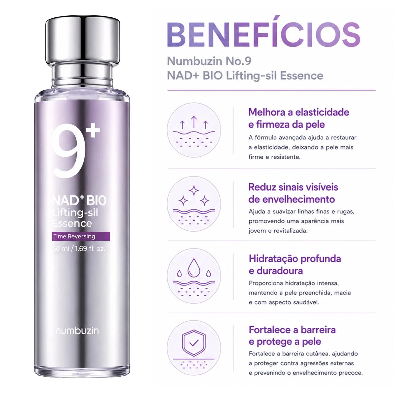 Esencia Facial Numbuzin No.9 NAD Bio Lifting-sil Essence 50ml - Imagen 3