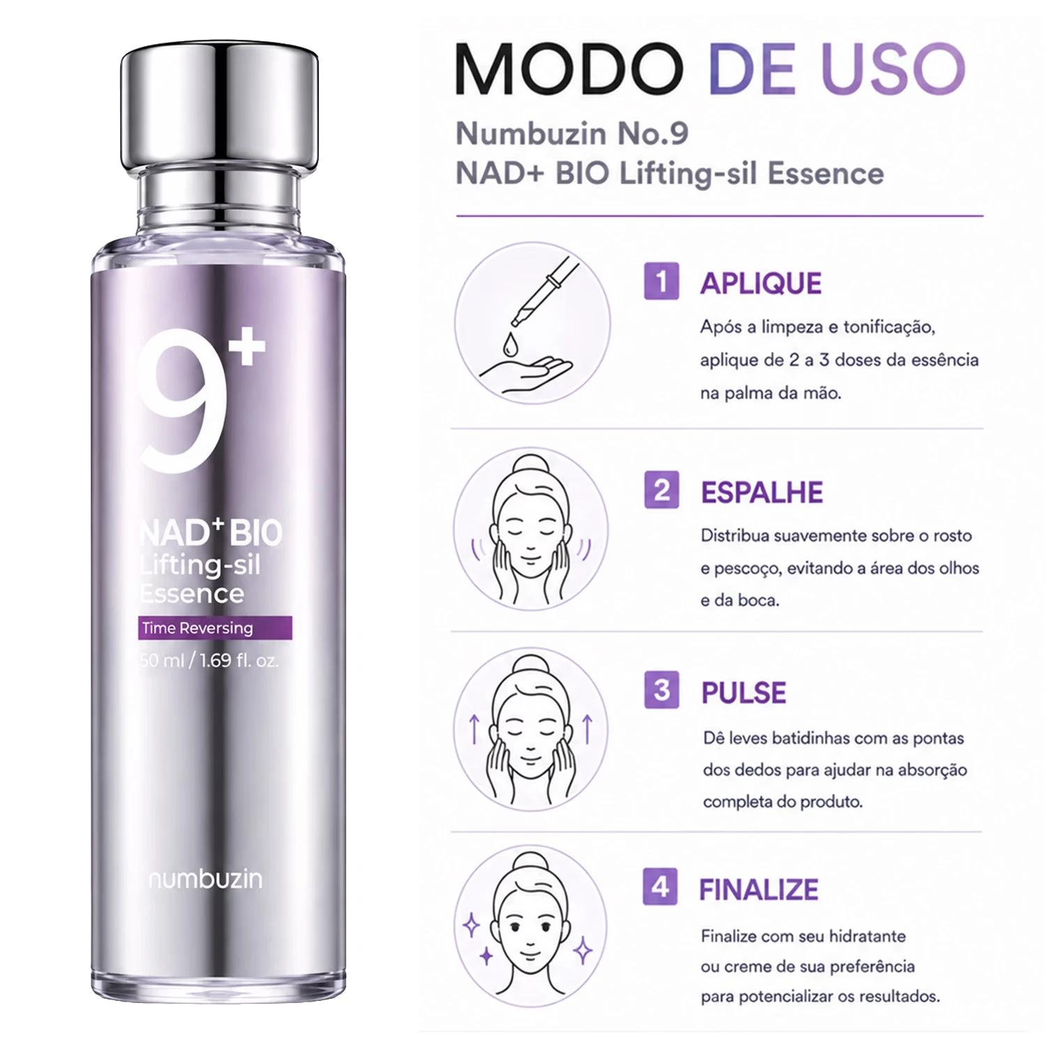 Esencia Facial Numbuzin No.9 NAD Bio Lifting-sil Essence 50ml - Imagen 4