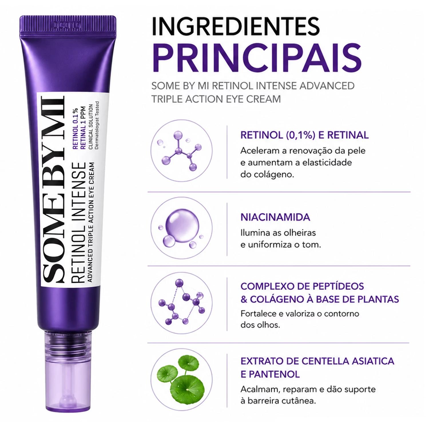 Creme para Olhos Some By Mi Retinol Intense Advanced Triple Action 30ml - Imagen 2