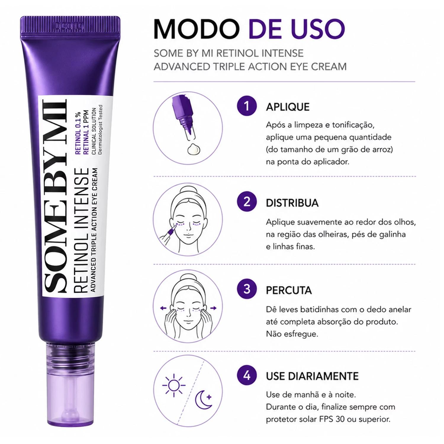 Creme para Olhos Some By Mi Retinol Intense Advanced Triple Action 30ml - Imagen 4