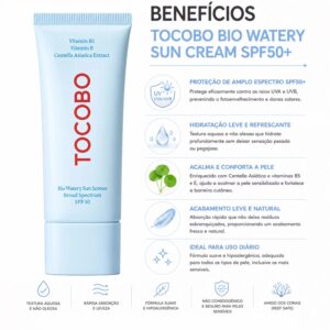 Protector Solar Facial Tocobo Bio Watery Sun Screen Spf50+ 50ml - Imagen 3