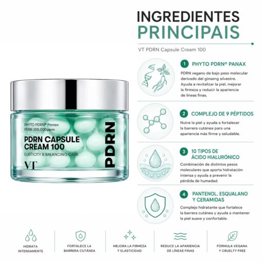 Alternative view of Creme Facial VT Cosmetics PDRN Capsule Cream 100 50ml