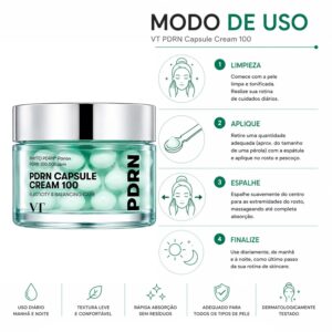 Creme Facial VT Cosmetics PDRN Capsule Cream 100 50ml - Imagen 4