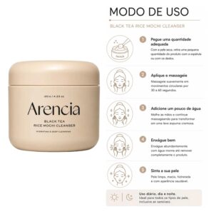 Gel De Limpieza Facial Arencia Calendula Rice Mochi Cleanser 120g - Imagen 4