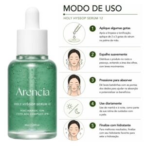 Sérum Arencia Holy Hyssop 12 30ml - Imagen 4