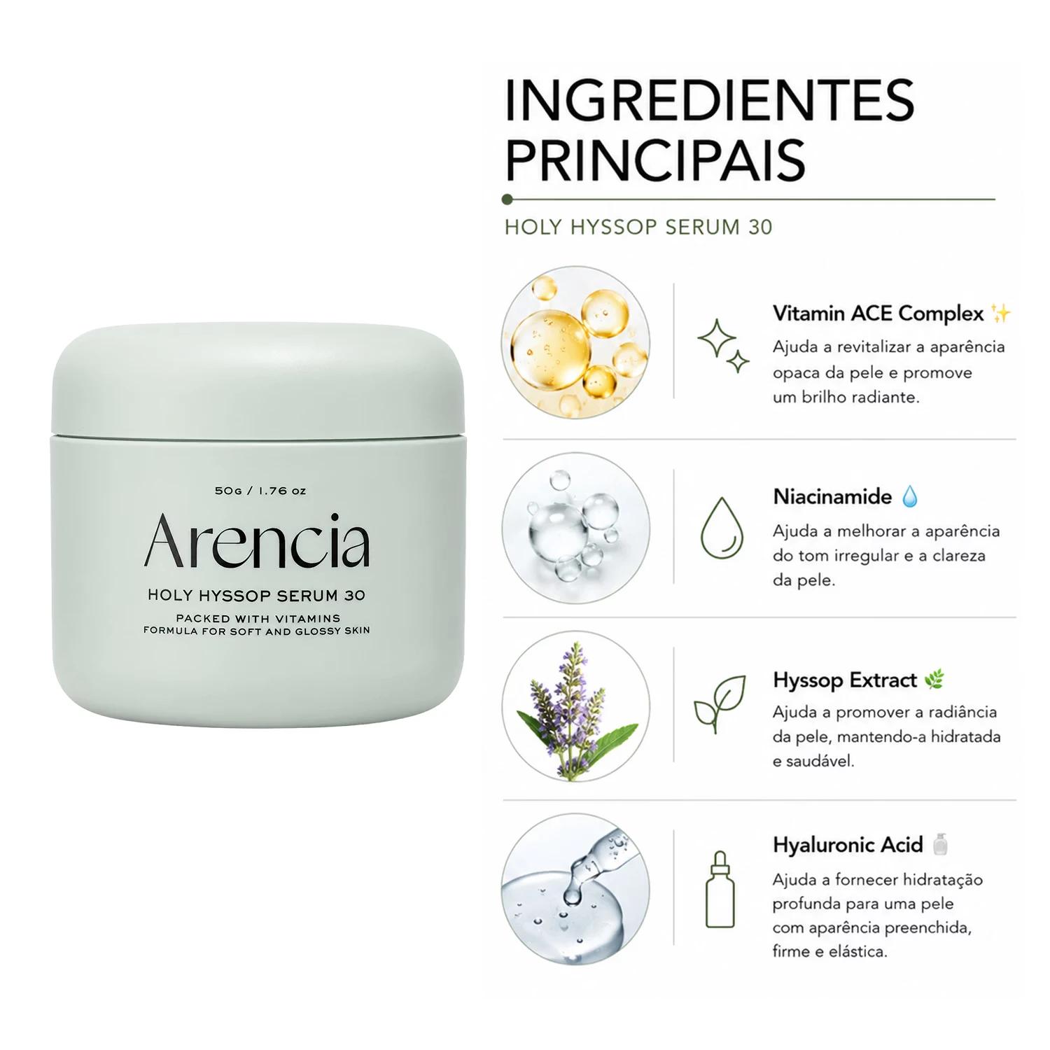 Sérum Arencia Holy Hyssop 30 50g - Imagen 2