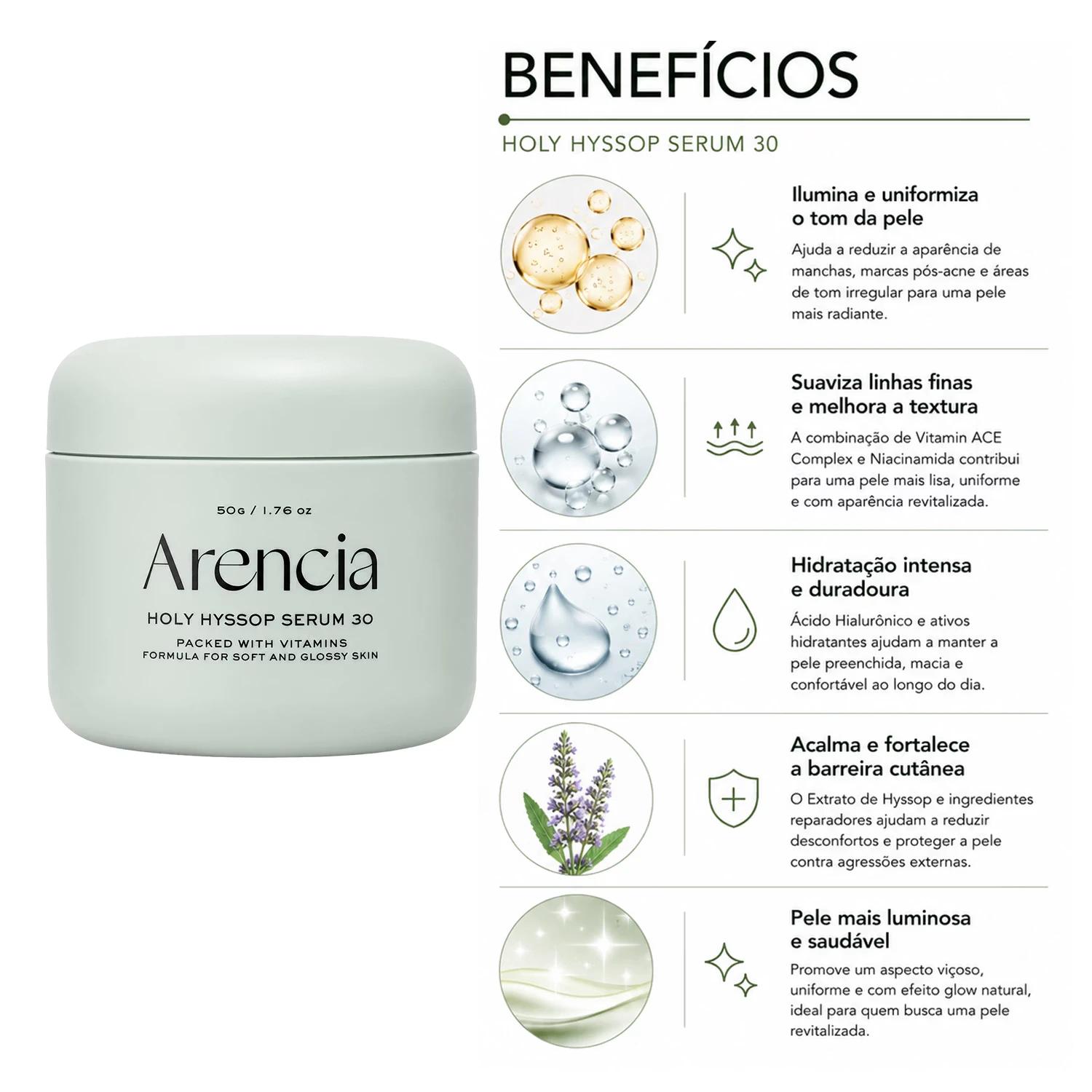 Sérum Arencia Holy Hyssop 30 50g - Imagen 3