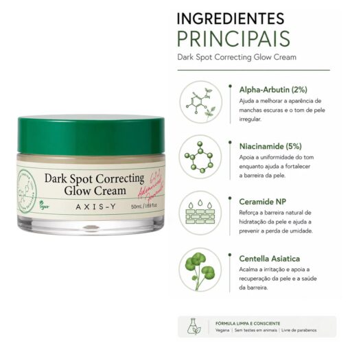 Alternative view of Creme Facial Axis-Y Dark Spot Correcting Glow 50ml