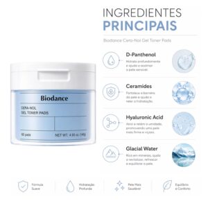 Máscara Para Contorno Dos Ojos Biodance Cera-nol Gel Toner - 60 Unidades - Imagen 2
