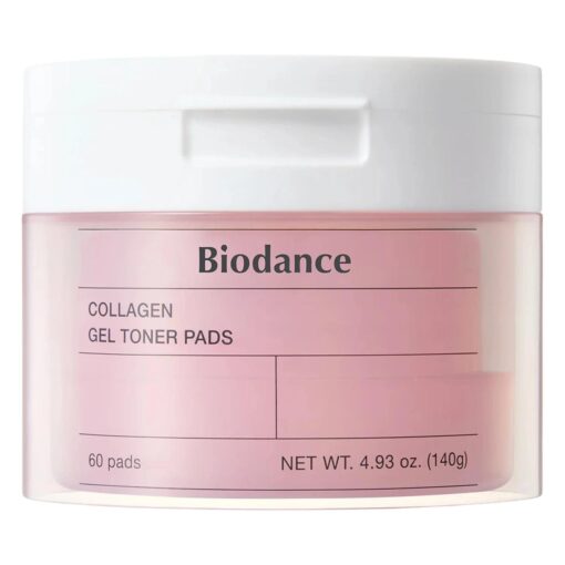 Pads Faciales Biodance Collagen Gel Toner 60 Unidades
