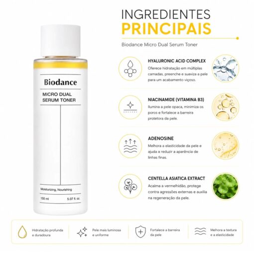 Alternative view of Sérum Facial Toner Biodance Micro Dual 150ml