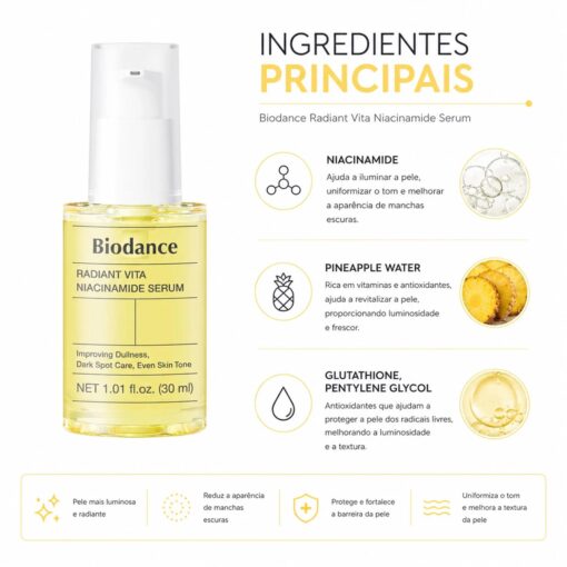 Alternative view of Sérum Biodance Radiant Vita Niacinamide 30ml